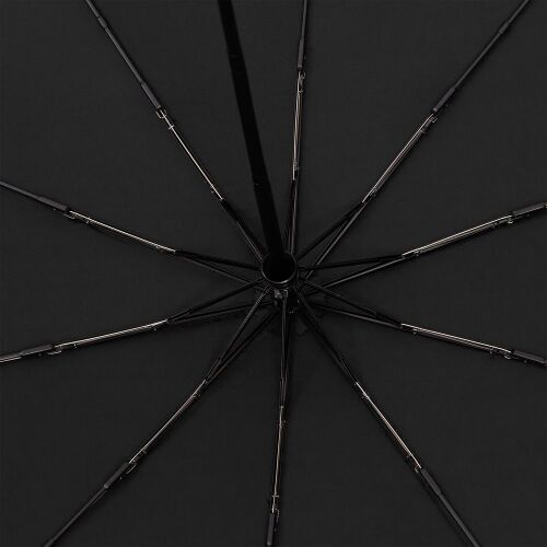 Зонт складной Cloudburst в подарочной упаковке, черный 3 Зонт складной Cloudburst в подарочной упаковке, черный 3