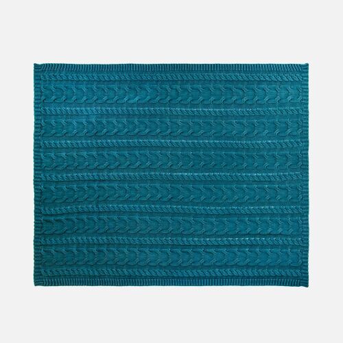 Плед Hygge, темно-зеленый 2