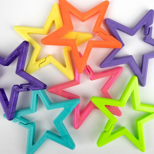 Брелок Impreso, 3D-печать на заказ, звезда 2