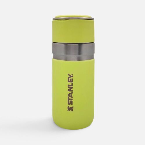 Термобутылка Go Quick Flip 470, желто-зеленая (цитрон)