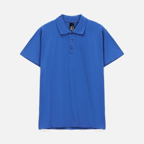 Рубашка поло мужская Prescott men 170 ярко-синяя, размер L
