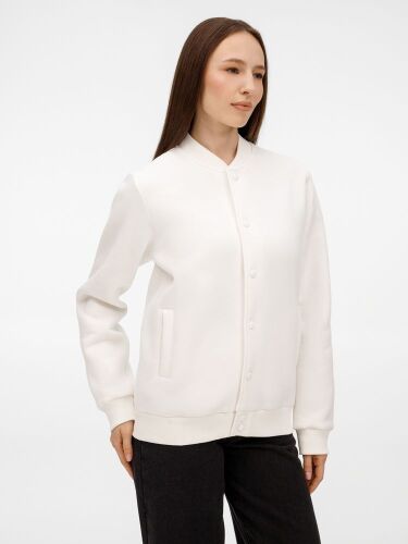 Бомбер унисекс AtmosWear, молочно-белый, размер L 2