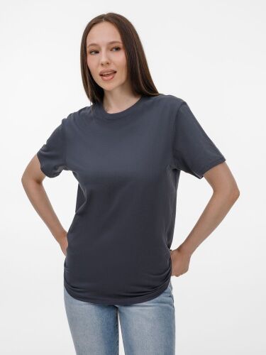 Футболка унисекс T-Bolka 180, темно-серая, размер 5XL 4