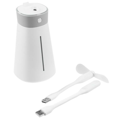 Увлажнитель воздуха с вентилятором и лампой airCan, белый 2