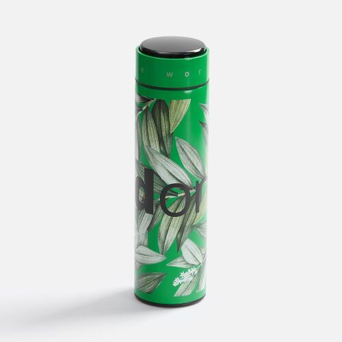 Смарт-бутылка с заменяемой батарейкой Long Therm, зеленая 7