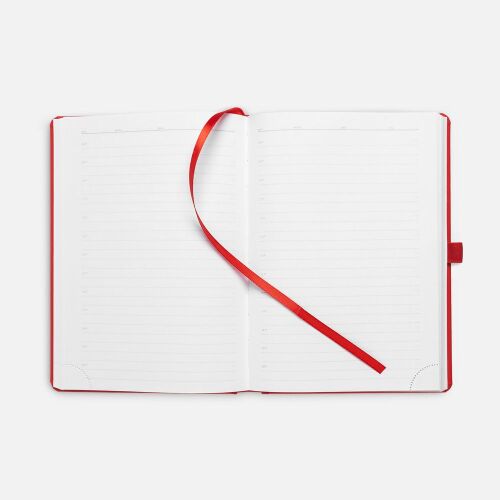 Ежедневник Favor Metal, недатированный, красный 4