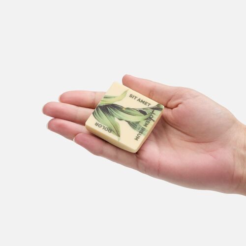 Печенье Dream White в белом шоколаде, квадрат 4