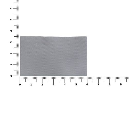 Лейбл тканевый Epsilon, M, серый 3