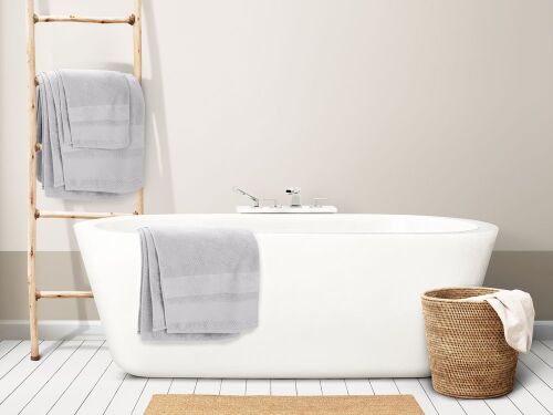 Полотенце Molan, большое, светло-серое 5