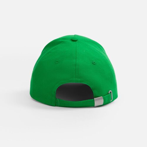 Бейсболка Classic 2.0, ярко-зеленая с белым кантом 2