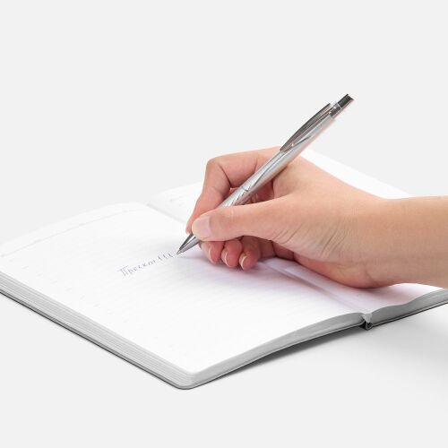 Ручка шариковая SparkLine, серебристая 4