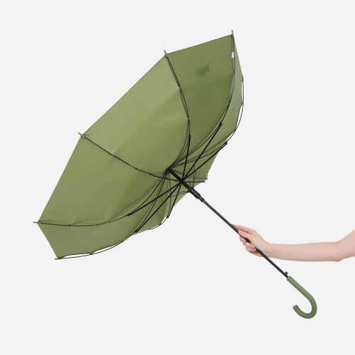Зонт-трость Jolly Brolly, зеленый (хаки) 5