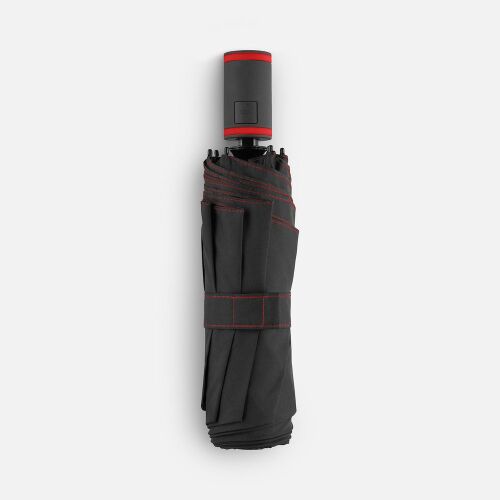 Зонт складной AOC Mini с цветными спицами, красный 6 Зонт складной AOC Mini с цветными спицами, красный 6