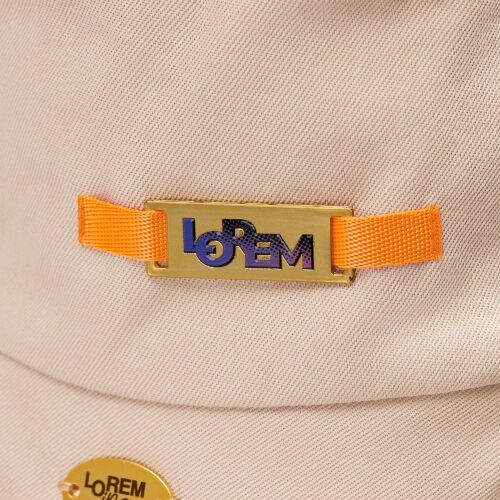 Шильдик металлический Kova, золотистый 7