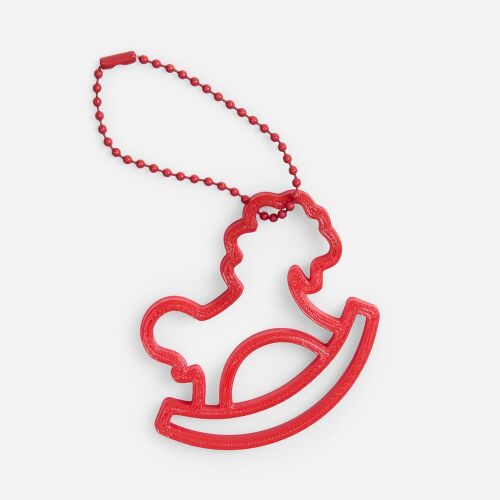 Цепочка для крепления Sharic, красная 3