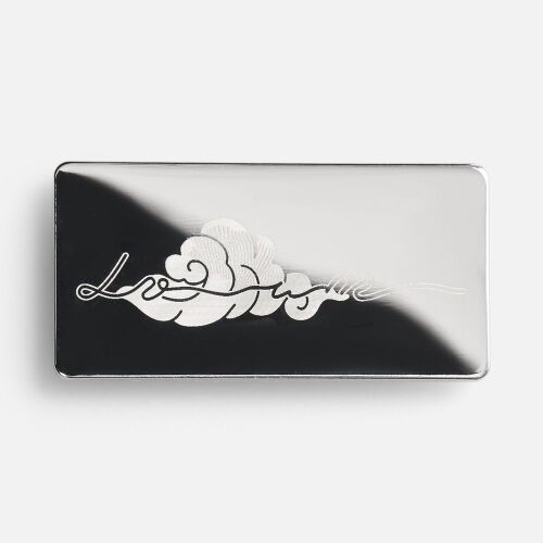 Значок Magnet Matto, серебристый глянцевый 6