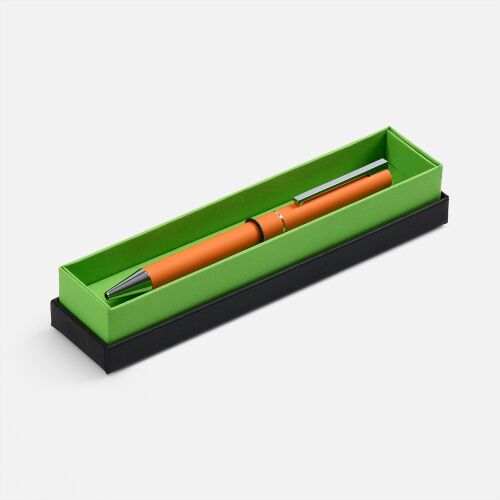 Ручка шариковая Blade Soft Touch в футляре, оранжевая 1 Ручка шариковая Blade Soft Touch в футляре, оранжевая 1