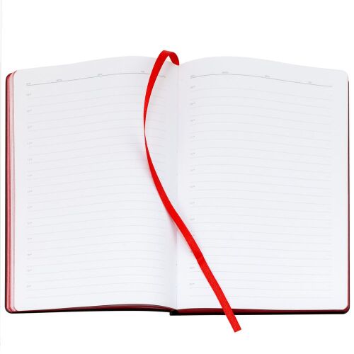 Ежедневник Bookmark, недатированный, черный с красным 7 Ежедневник Bookmark, недатированный, черный с красным 7