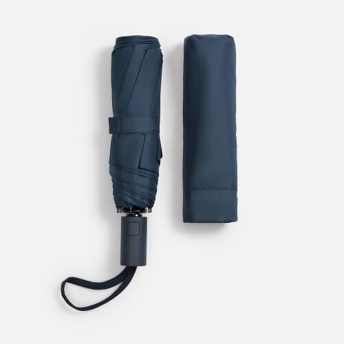 Зонт складной Cloudex, темно-синий 3
