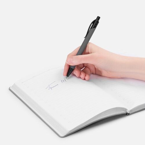 Ручка шариковая Undertone Black Soft Touch, серая 4