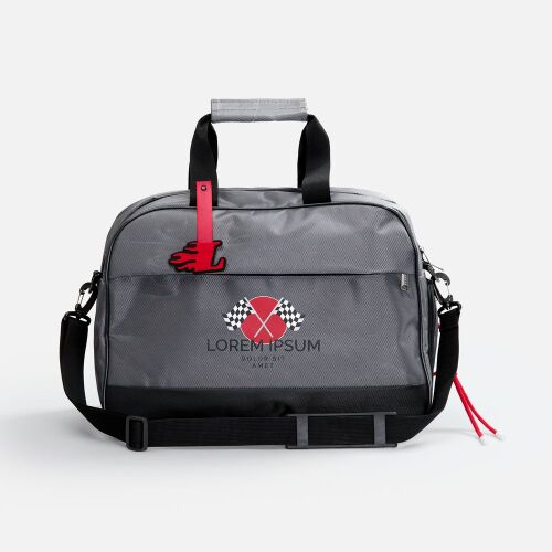 Спортивная сумка Atlantes, синяя с черным 6