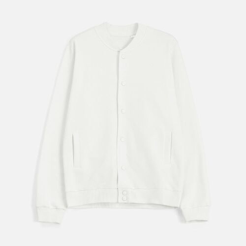 Бомбер унисекс Nuppu, молочно-белый, размер S 2