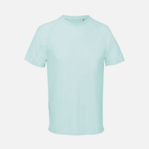 Футболка спортивная унисекс Vortex, зелено-голубая, размер M 1