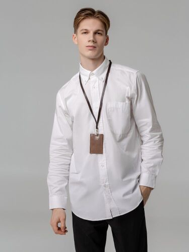 Лента для бейджа Leather Long 4