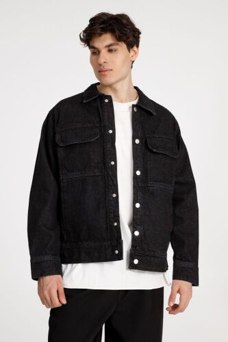 Куртка джинсовая O2, черная, размер 3XL/4XL 1 Куртка джинсовая O2, черная, размер 3XL/4XL 1