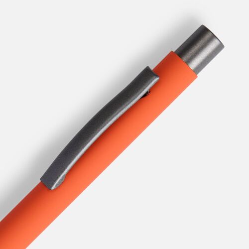 Ручка шариковая Atento Soft Touch, оранжевая 3