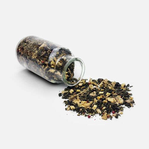 Чай «Сокочай», зеленый с соком имбиря, яблоком, гвоздикой и розо 3