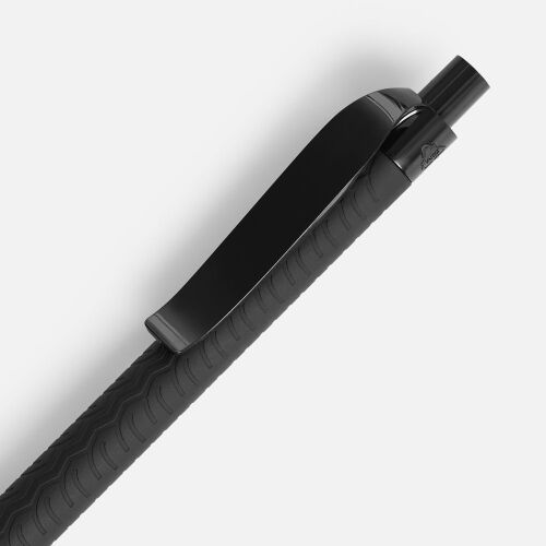 Ручка шариковая Prodir QS03 PRP Tyre Soft Touch, черная 3