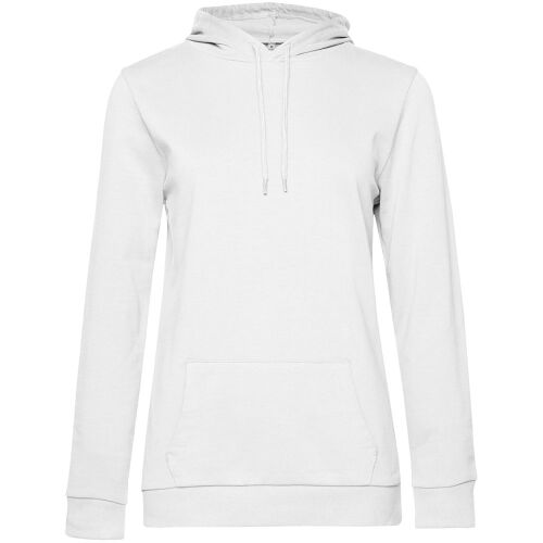 Толстовка с капюшоном женская Hoodie, белая, размер XXL 1