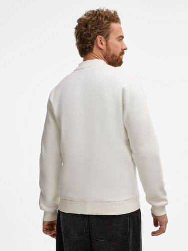 Бомбер унисекс AtmosWear, молочно-белый, размер L 5