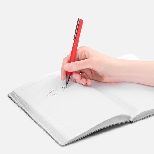 Ручка шариковая Blade Soft Touch, красная 4
