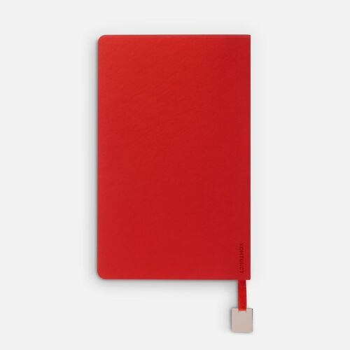 Ежедневник Shall Light, недатированный, красный 2