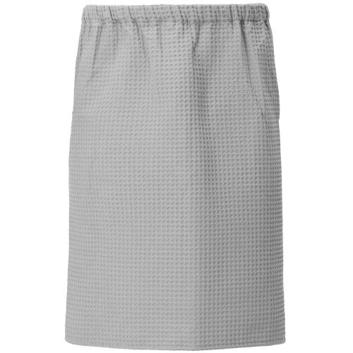 Килт вафельный мужской Onsen, светло-серый, единый размер 2