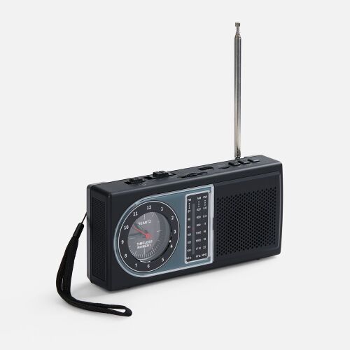 Bluetooth-колонка с радио Comradio, черная 1 Bluetooth-колонка с радио Comradio, черная 1