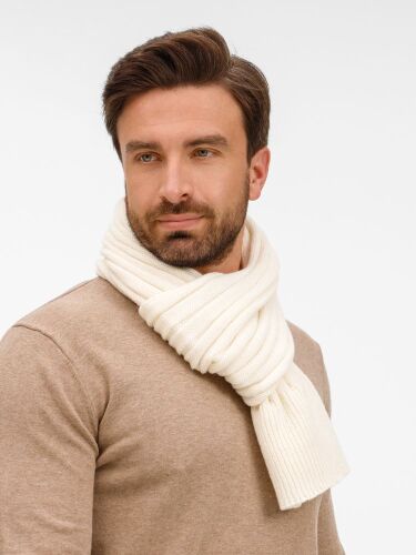 Шарф Bellish, белый (ванильный) 5