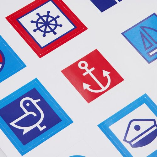 Стикерпак бумажный Industry, море 2