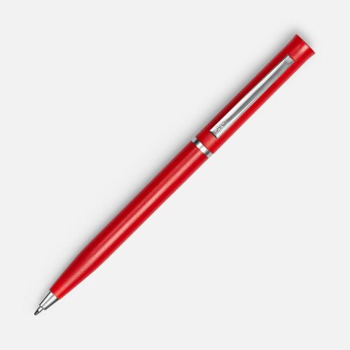 Ручка шариковая Euro Chrome, красная 2 Ручка шариковая Euro Chrome, красная 2