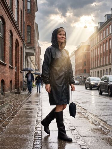 Дождевик Rainman Zip, черный, размер XXL 3