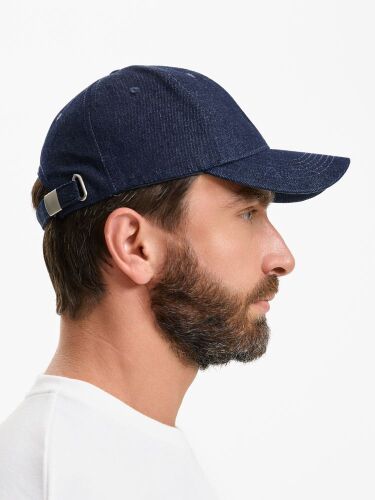 Бейсболка Denimate, темно-синяя 4