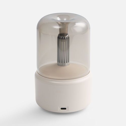 Увлажнитель-ароматизатор с подсветкой mistFlicker, молочно-белый 3