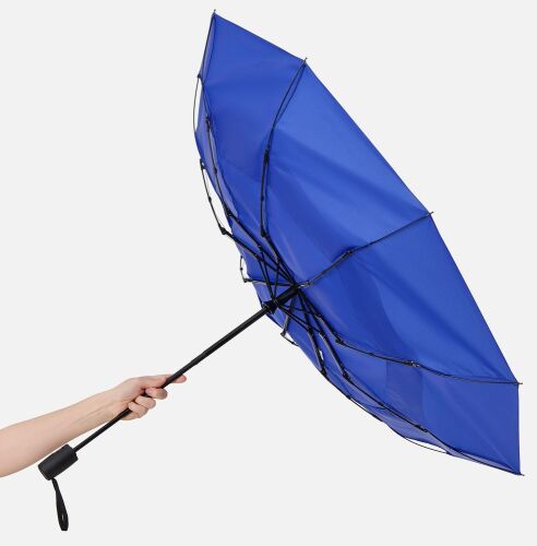Складной зонт Dome Double с двойным куполом, синий 4