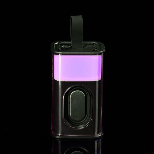 Bluetooth-колонка с подсветкой Groove, серая 6