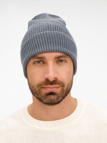 Шапка Nobilis Mono, серая (стальная) 2