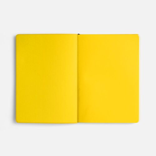 Ежедневник Doppio, недатированный, черный с желтым 4 Ежедневник Doppio, недатированный, черный с желтым 4