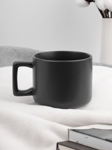 Чашка Jumbo в коробке матовая, темно-серая 5