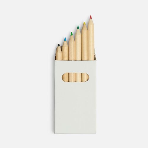 Набор цветных карандашей Pencilvania Mini, белый 2
